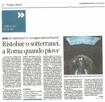 Ristobar o sotterranei, a Roma quando piove - Corriere della Sera
